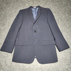 Joseph Abboud Youth Young Boys Navy Blue Suit Jacket Blazer Two Button 14